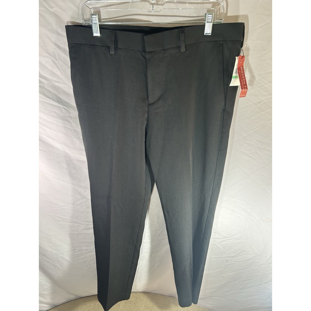 NWT Perry Ellis Portfolio Modern-Fit Travel Luxe‎ Charcoal 34 X 30